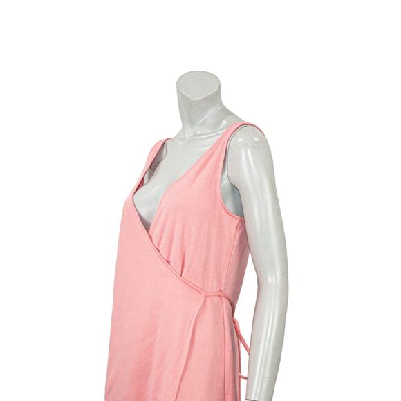 AYR Women's Yowza Wrap Dress in Pink knee lenght Size Small - Picture 10 of 10